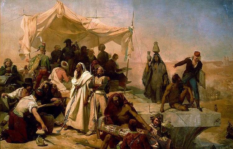 Leon Cogniet The 1798 Egyptian Expedition Under the Command of Bonaparte France oil painting art